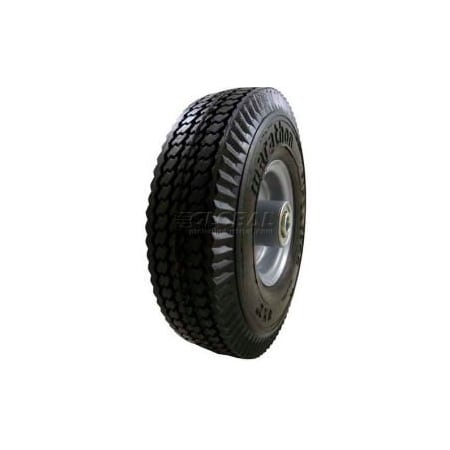 Marathon Industries Marathon 33102 8x2 Flat Free Sawtooth Tread - 2.375" Centered Hub - 1/2" Bearings 33102